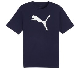Koszulka męska Puma Team Rise Logo Jersey Cotton granatowa 658705 06
