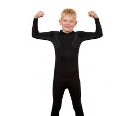 Komplet Bielizny termoaktywnej Alpinus Active Set Junior (Koszulka + Spodnie) Czarny