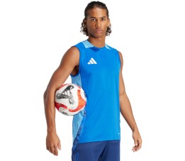 Koszulka męska adidas Tiro 24 Competition Training Sleeveless Jersey niebieska IR5475