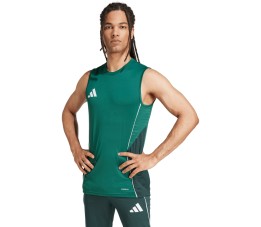 Koszulka męska adidas Tiro 25 Competition Sleeveless Jersey zielona JI8940