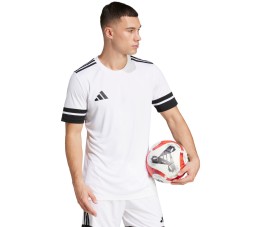 Koszulka męska adidas Squadra 25 biało-czarna JG5835