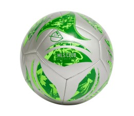 Piłka nożna adidas MLS Club srebrno-zielona JH1307