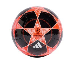 Piłka nożna adidas UCL Club 25/26 League Stage czarno-pomarańczowa JP1538
