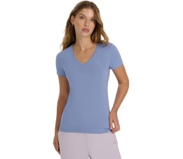 Koszulka damska 4F F2969 denim 4FWAW25TTSHF2969 32S