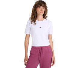 Koszulka damska 4F F2971 biała 4FWAW25TTSHF2971 10S