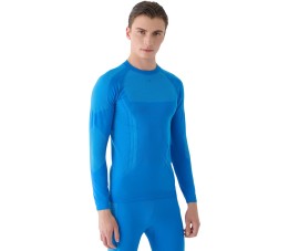 Koszulka termoaktywna męska 4F M165 niebieska 4FWAW24USEAM165 33S