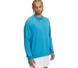 Bluza męska Under Armour Rival Fleece Crew niebieska 1379755 452
