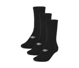 Skarpety męskie 4F M478 3pak głęboka czerń 4FWMM00USOCM478 20S