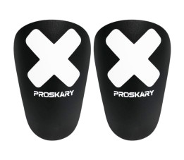 Ochraniacze piłkarskie Proskary Venom Shin Pads czarne 12x8 cm O3032