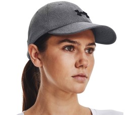 Czapka z daszkiem damska Under Armour Blitzing Adj OSFM szara 1376705 002