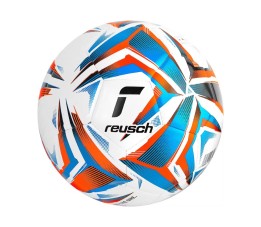 Piłka nożna Reusch Attrakt Silver biało-niebiesko-pomarańczowa 5554004 1619