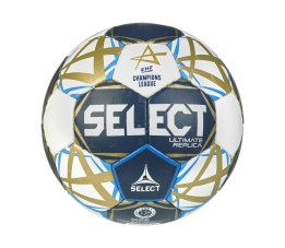 Piłka ręczna Select Ultimate Champions League Replica 0 v25 Official EHF biało-granatowo-złota 13519