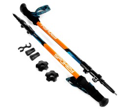 Kijki trekkingowe Spokey Zion pomarańczowo-niebieskie 926808