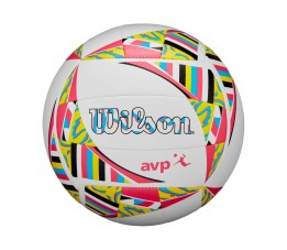 Piłka siatkowa Wilson Avp Movement VB New biało-różowo-żółta WV4008001XBOF