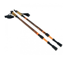 Kijki Nordic Walking Pacer Bjorn pomarańczowy 2-częściowy
