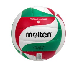 Piłka siatkowa Molten biało-czerwono-zielona V4M3000-L