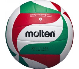 Piłka siatkowa Molten V5M2000 biało-czerwono-zielona