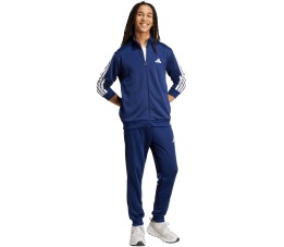 Dres męski adidas Sportswear Basic 3-Stripes French Terry granatowy KB7656