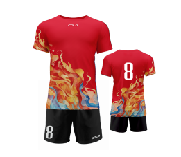 Strój piłkarski Colo Fire + nadruk gratis