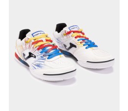 Buty Piłkarskie Joma Top Flex 2476 White Red Indoor TOPW2476IN