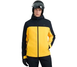 Kurtka narciarska męska 4F M0787 pomarańczowa 4FWAW25TTJAM0787 70S