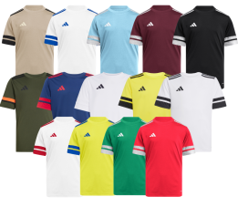 Strój piłkarski dla dzieci adidas Squadra 25 JJ0052 + JJ2417 - Nadruki, Różne kolory