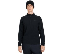 Bluza polarowa męska 4F M065 głęboka czerń 4FWAW25UFLEM065 20S
