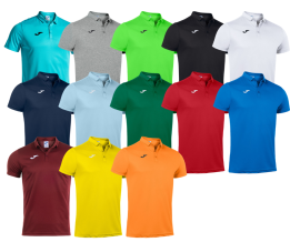 Koszulka Polo Joma HOBBY 100437.900 - Nadruki, Różne kolory