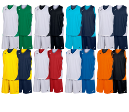 Strój koszykarski dwustronny Joma Uniseks Kansas 102851.881 - Nadruki, Różne kolory