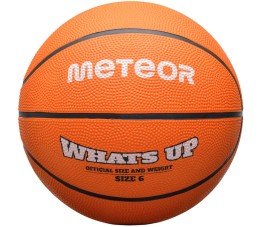 Piłka koszykowa Meteor What's Up pomarańczowa 16832