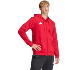 Bluza męska adidas Entrada 26 FZ Hoody czerwona KF5944