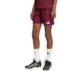 Spodenki dla dzieci adidas Entrada 26 bordowe JZ6527