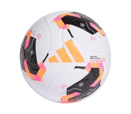 Piłka nożna adidas Conext 26 League biało-czarno-pomarańczowa KE5865