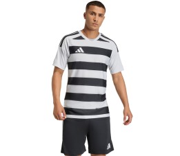 Koszulka męska adidas Hooped 26 Jersey szaro-czarna KF3396