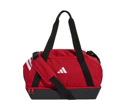 Torba adidas Tiro Duffle Small With Bottom Compartment czerwona JY7964