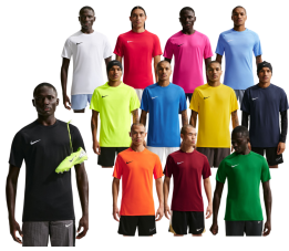 Strój Nike Dri-Fit Park VIII HV8173 100 + BV6855 010 - Nadruki, Różne kolory