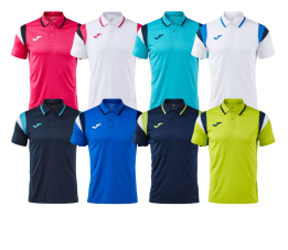 Koszulka Polo Joma HOBBY II 105215.426 - Nadruki, Różne kolory