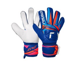 Rękawice bramkarskie Reusch Attrakt Solid niebieskie 5670515 4126
