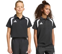 Koszulka dla dzieci adidas Tiro 26 League Polo czarna KF3407