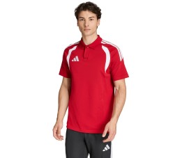 Koszulka męska adidas Tiro 26 League Polo czerwona KF3400