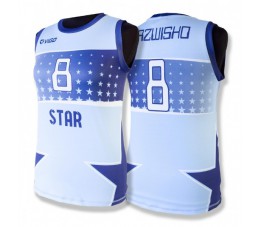 Strój siatkarski VIGO STAR nadruki gratis sublimacja V COMPRESSION+