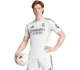 Koszulka męska adidas Real Madrid 25/26 Home Authentic biała JV5918