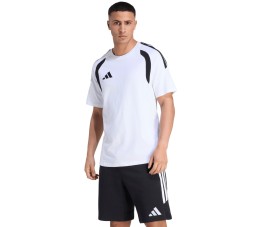 Koszulka męska adidas Tiro 26 League Tee biało-czarna KC3698