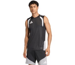 Koszulka męska adidas Tiro 26 Competition Sleeveless Jersey czarna JX4253