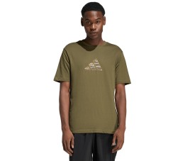 Koszulka męska adidas Camo Explorer Graphic oliwkowa JZ7502