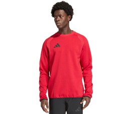 Bluza męska adidas Tiro 26 Travel Crew czerwona KD3324