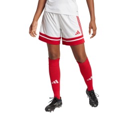 Spodenki damskie adidas Squadra 25 biało-czerwone JJ0020
