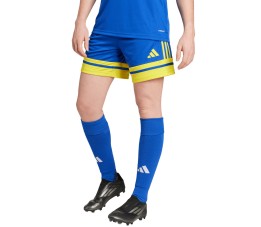 Spodenki damskie adidas Squadra 25 niebiesko-żółte JN5408