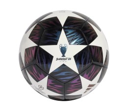 Piłka nożna adidas UCL 25/26 Final Club czarno-fioletowo-biała JX9091
