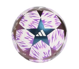 Piłka nożna adidas UCL 25/26 Final Club biało-fioletowa JX9093